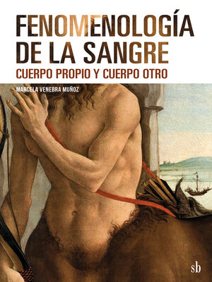 cover image of Fenomenología de la sangre